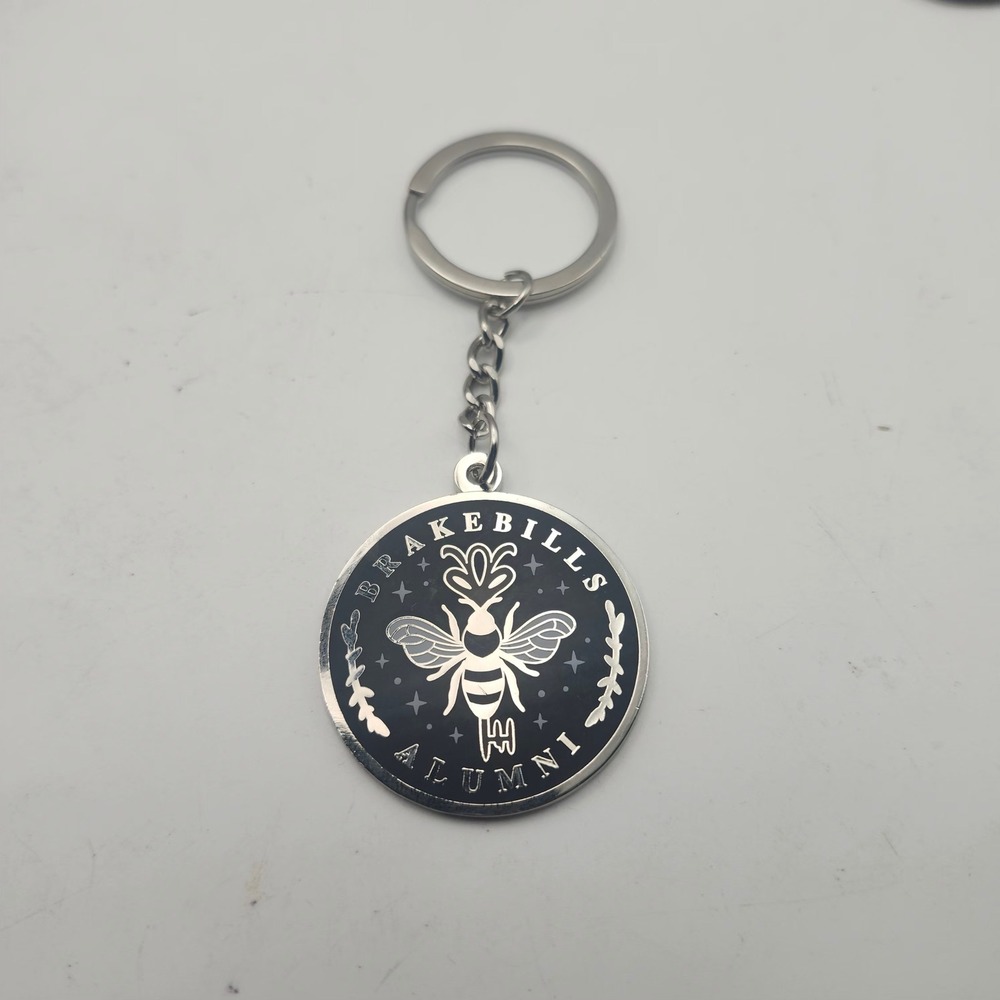 OwlCrate Brakebills Alumni Keychain Magicians Lev Grossman Bee Enamel Charm